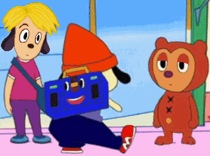 Dancing PaRappa animation by DJRobE on DeviantArt
