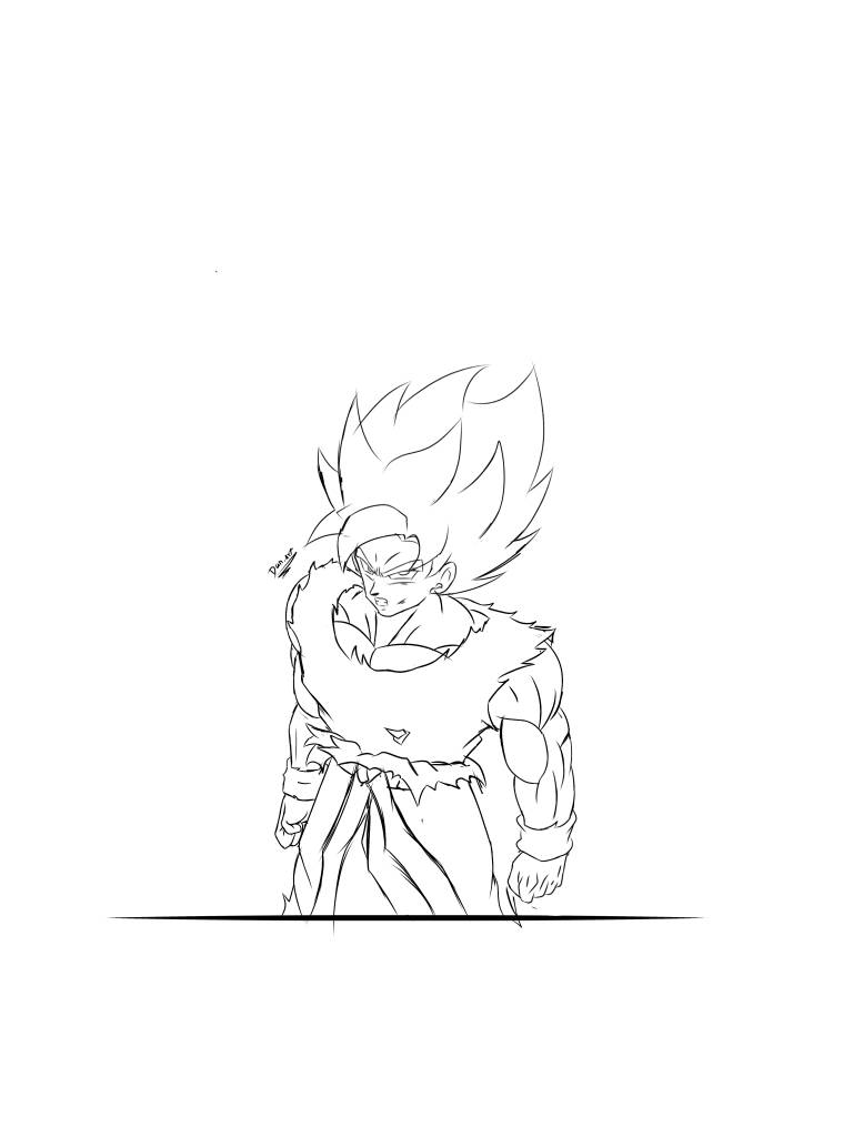 Ultra Instinct Goku - Pencils by NoonYezArt on DeviantArt