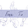 F2U Pose Pack - Male Anthros