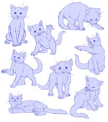 F2U Pose Pack - Kittens