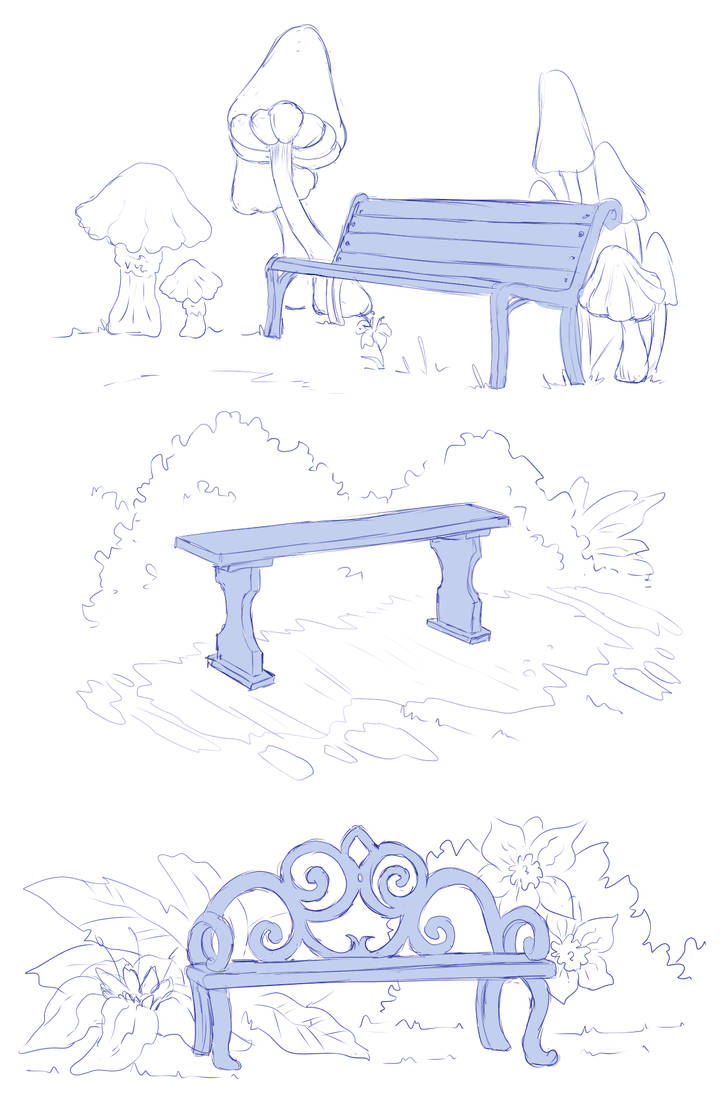 F2U Reference Pack - Benches by ShadowInkWarrior on DeviantArt