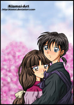 Sango and Miroku cuteness