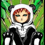 Gaara in a Panda Outfit