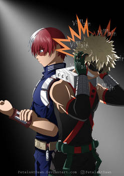 Todoroki and Bakugou