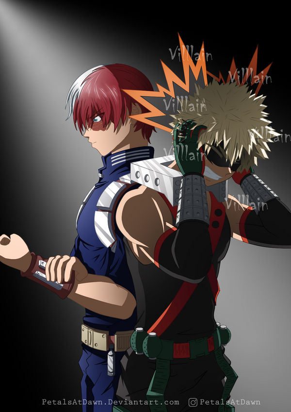 Todoroki And Bakugou By Petalsatdawn On Deviantart Todoroki And Bakugou By Petalsatdawn On Deviantart
