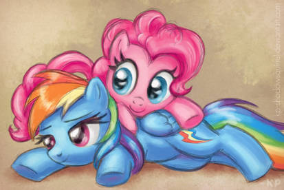 Pinkie and Dashie