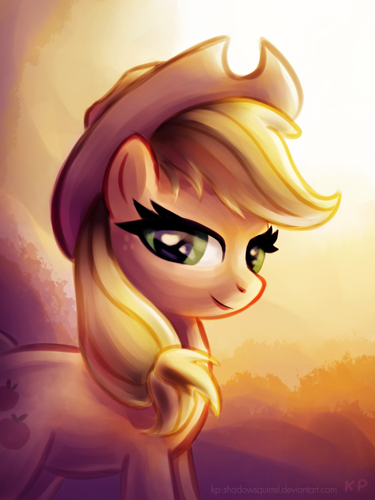 Applejack Sunset Portrait