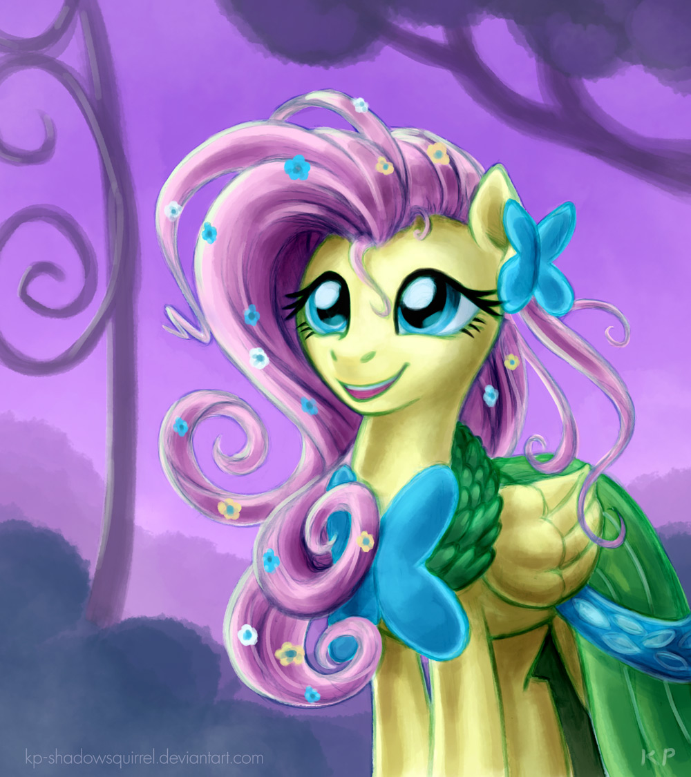 Fluttershy Gala Portrait