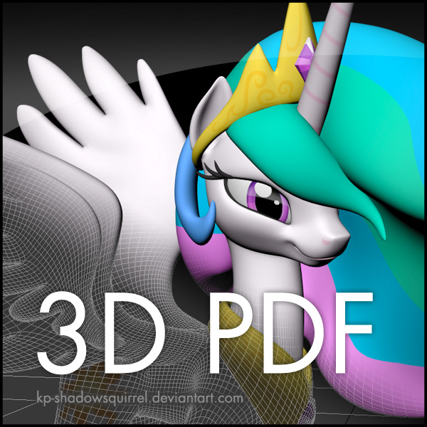 Pony 3D PDF Files
