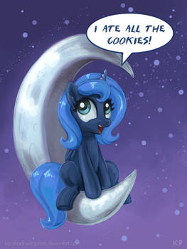 Luna On The Moon