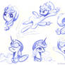 Applejack Sketches 2