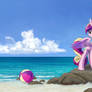 Young Cadance At The Beach