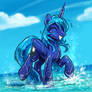 Splashy Luna
