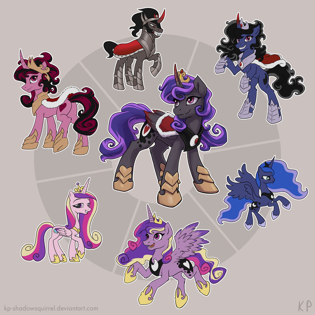 Luna Cadance Sombra Fusion by KP-ShadowSquirrel