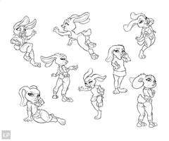 Judy Hopps - Sketches 2