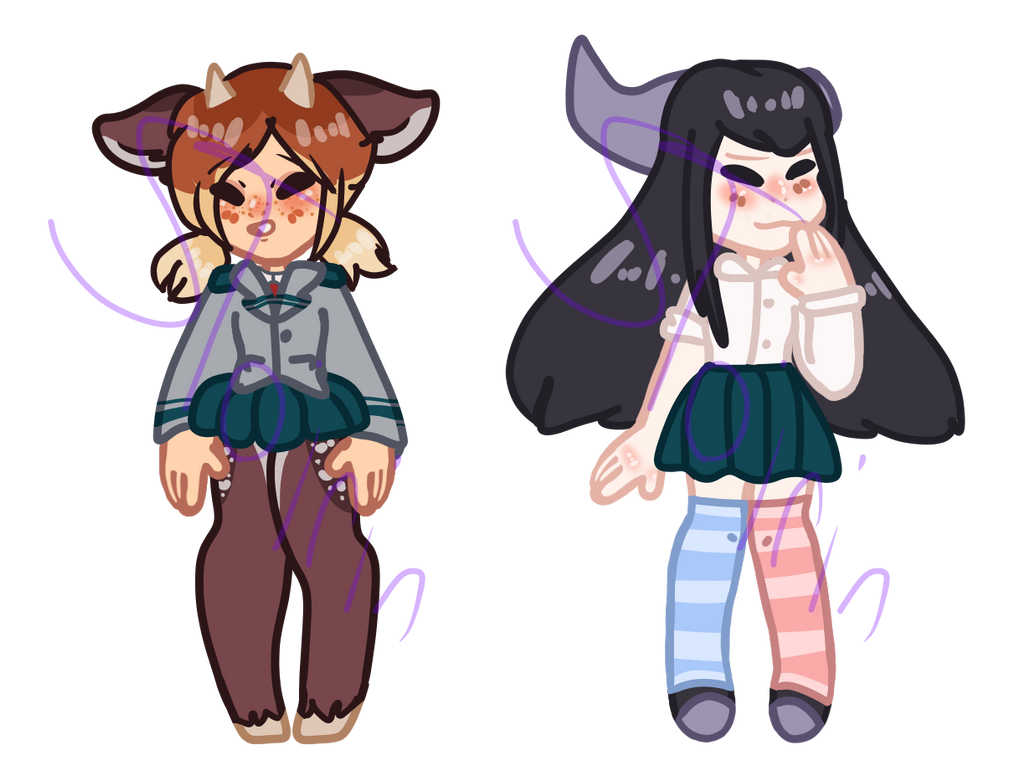Hooved Character Bnha Hooved Girls OTA open by Stoirin on DeviantArt