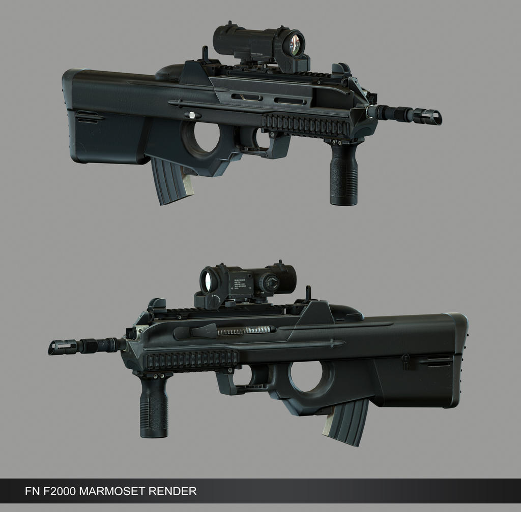 Fn F2000 by 3dmodeler on DeviantArt