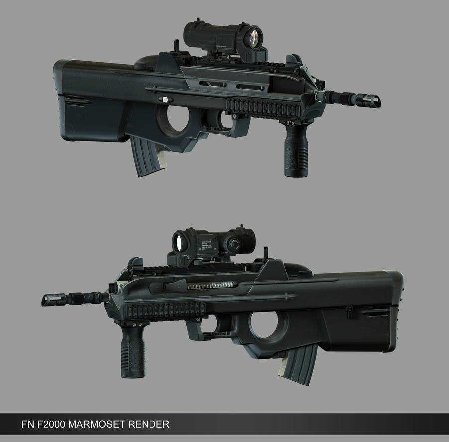 Fn F2000 by 3dmodeler on DeviantArt