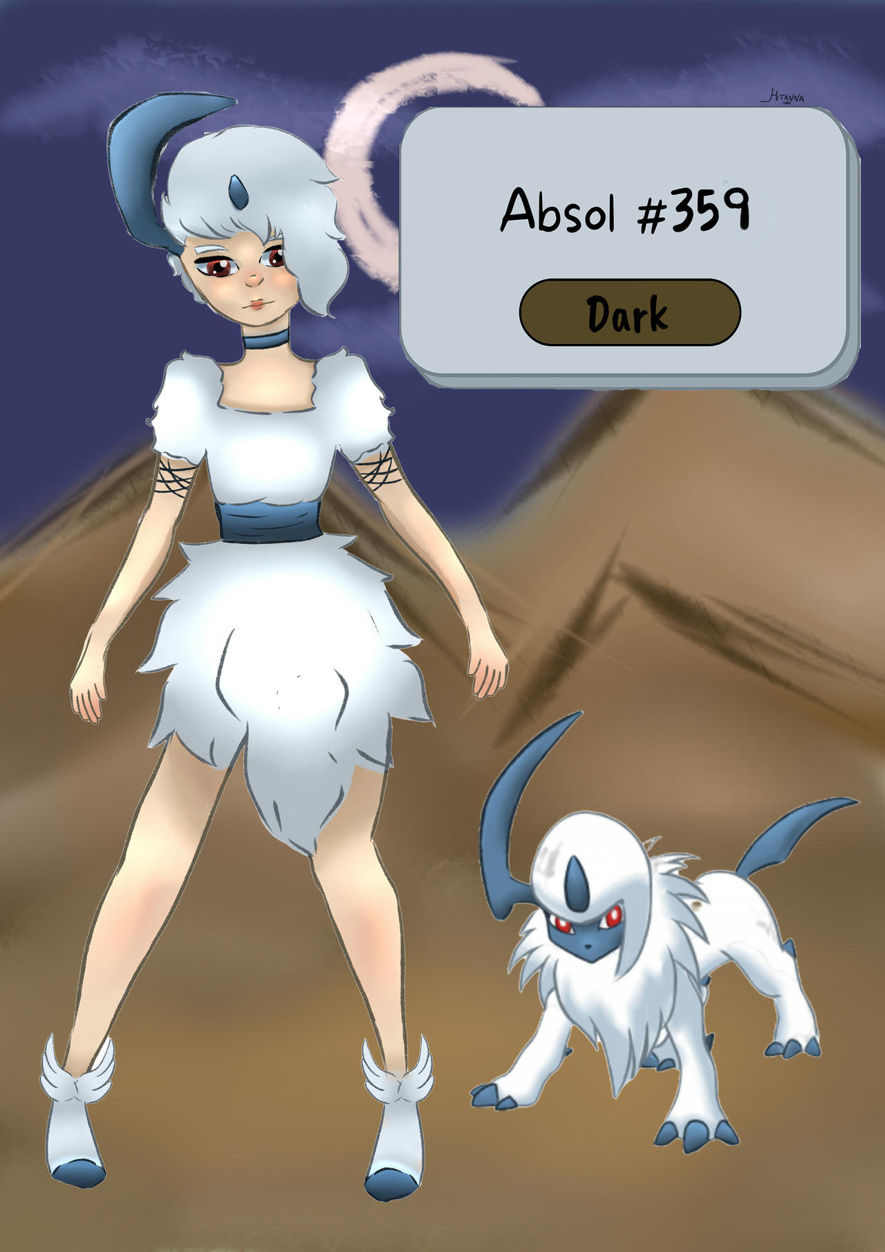 Absol 359 Absol N'359 Fanart - Pokemon by Hitorianna on DeviantArt