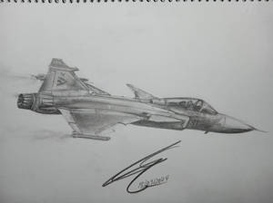 JAS-39 Gripen E sketch