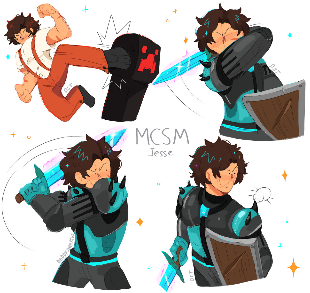 Minecraft Story Mode Jesse Fanart By DaddySharkTus On DeviantArt Minecraft Story Mode Jesse Fanart By Daddysharktus On Deviantart