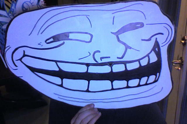 Crazy Troll Face Social Media | Mask