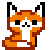 Fox emoji - eating [avatar]