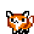 Fox emoji - jump [avatar]
