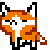 Fox emoji - walk [avatar]