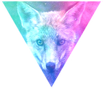 Triangle decor - Galaxy fox