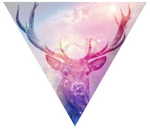 Triangle decor - Deer