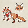Folk inspired fox adoptable (IG)