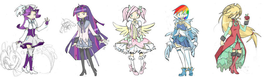 Puella Pony Magica by bwingbwing Puella Pony Magica by bwingbwing