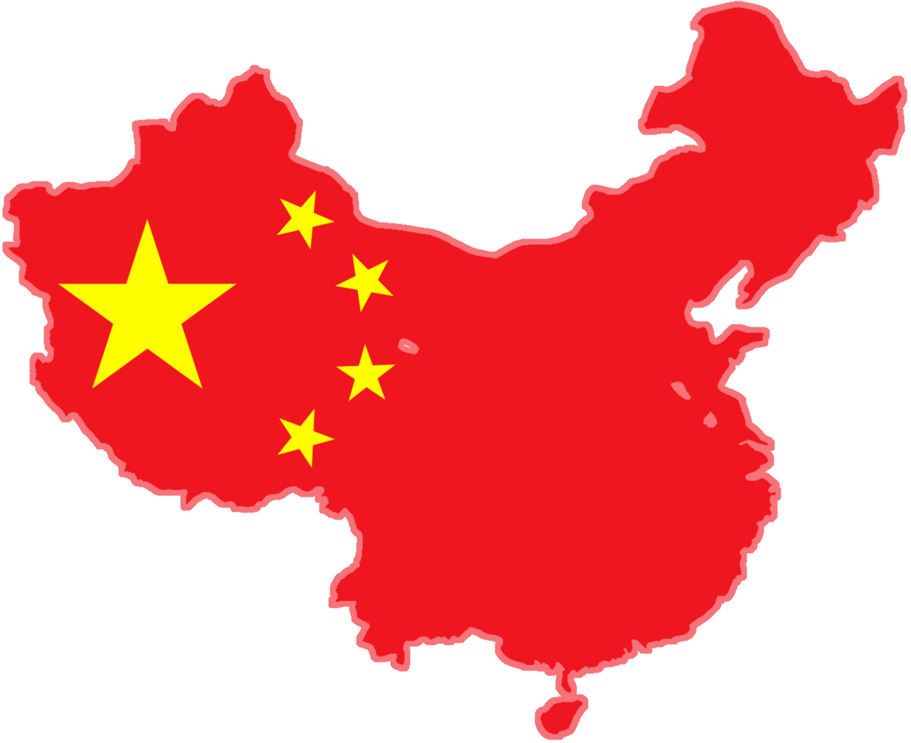 Flag Map Of China By Kurmustan On DeviantArt flag-map-of-china-by-kurmustan-on-deviantart