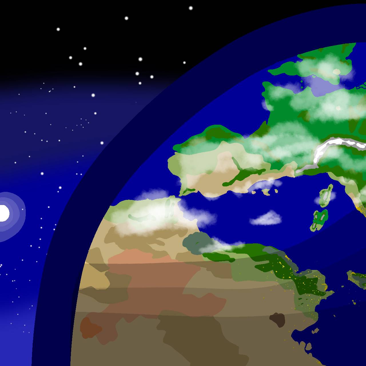 Google Earth Deviantart Earth by kurmustan on DeviantArt