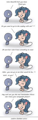 Little blue comic - Felicia