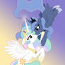 MLP FIM - Princess Luna Celestia finish