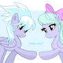 MLP FIM - Cloudchaser and Flitter