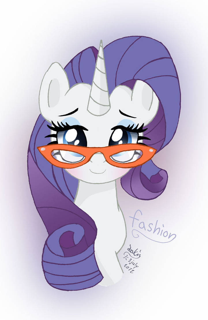 MLP FIM - Rarity Fashion Glasses by Joakaha on DeviantArt