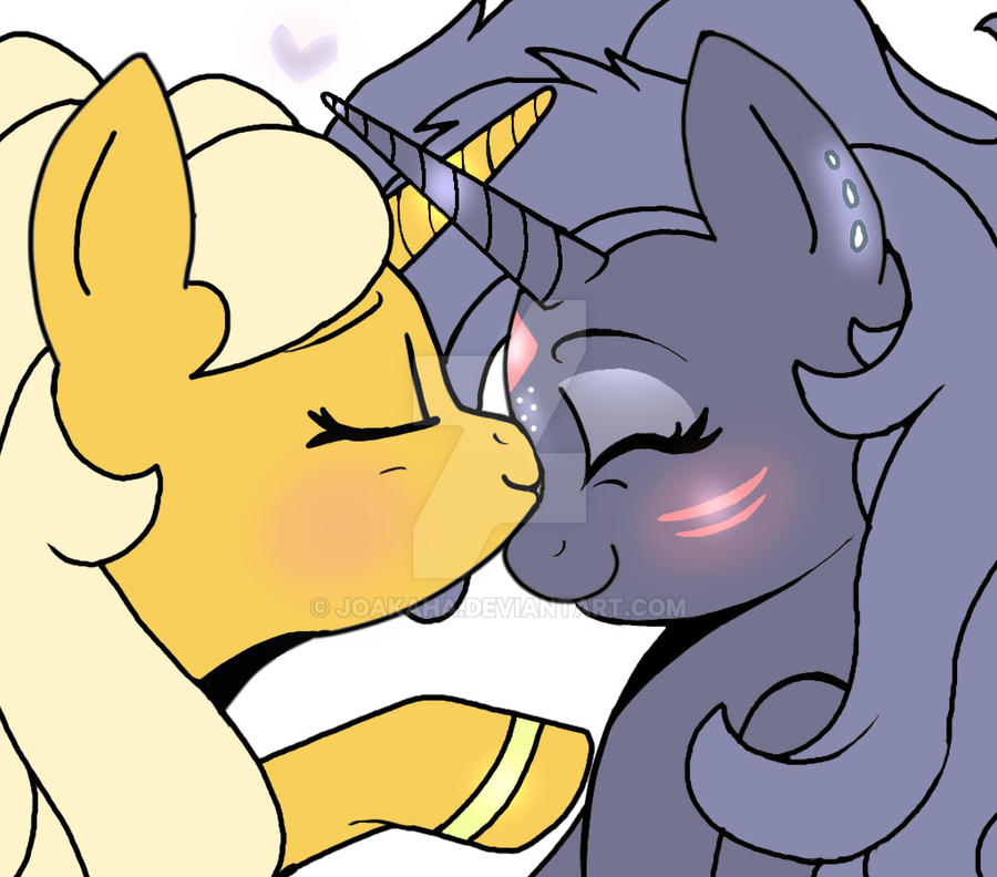 MLP FIM OC's - Joanilina kiss Princess Night Glow