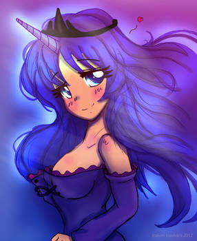 MLP FIM Human - Princess of The Night Luna