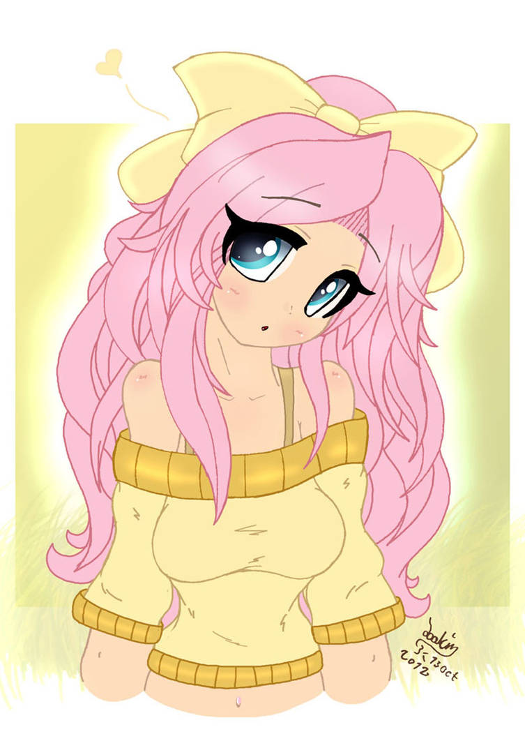 Sweet Human MLP FIM - Sweet Human Fluttershy by Joakaha on DeviantArt