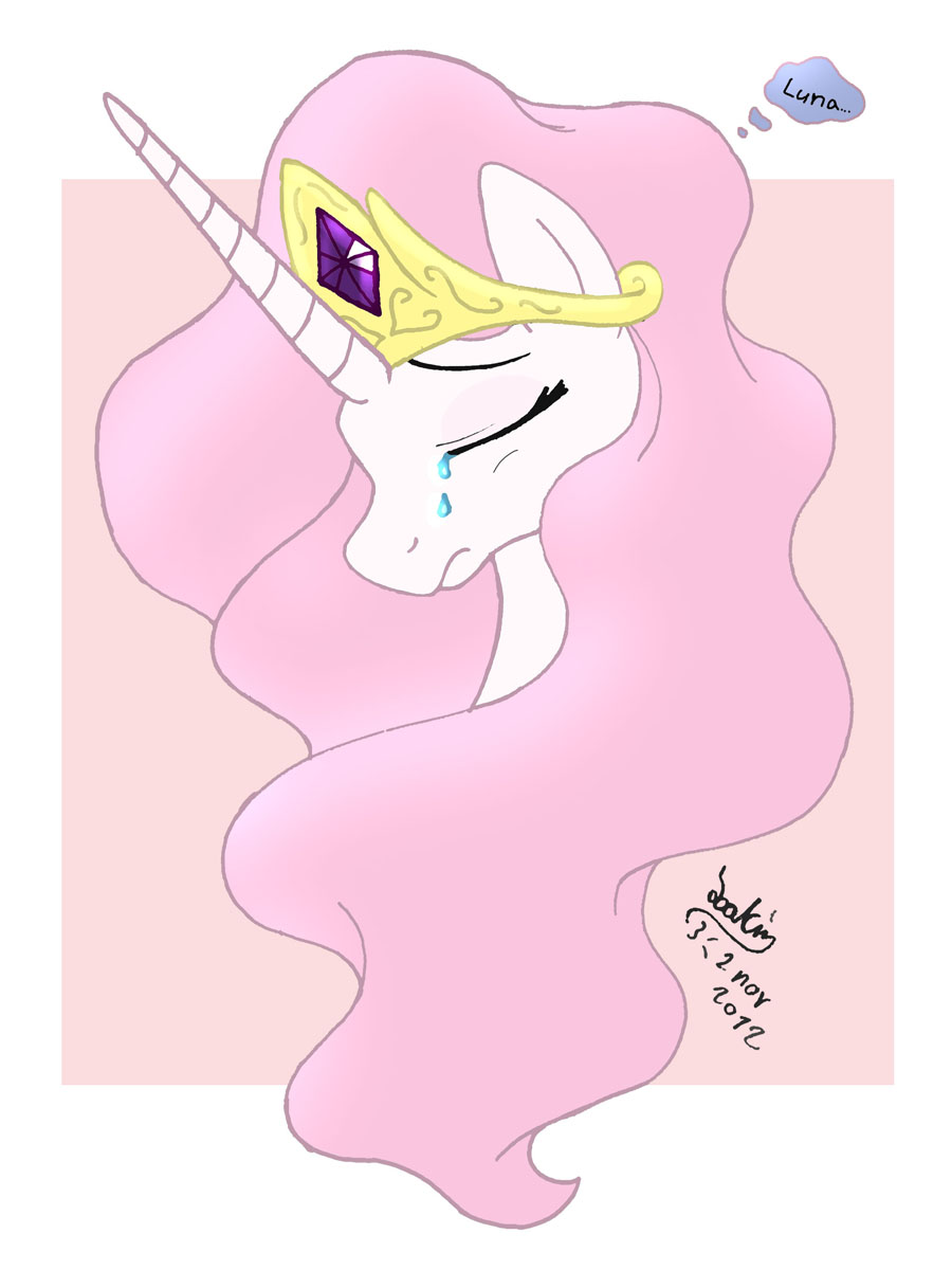 MLP FIM - Young Celestia Old Memories