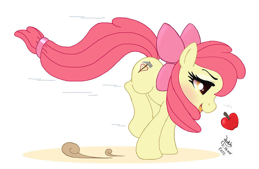 MLP FIM - Older Apple Bloom Running