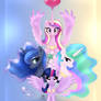 MLP FIM - The Beautiful Princesses Magic Moment