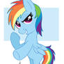 MLP FIM - Filly Rainbow Dash