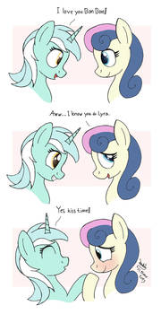 MLP FIM comic - Lyra Love Bon Bon