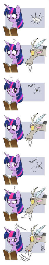 MLP FIM comic - Discord Annoy Princess Twilight