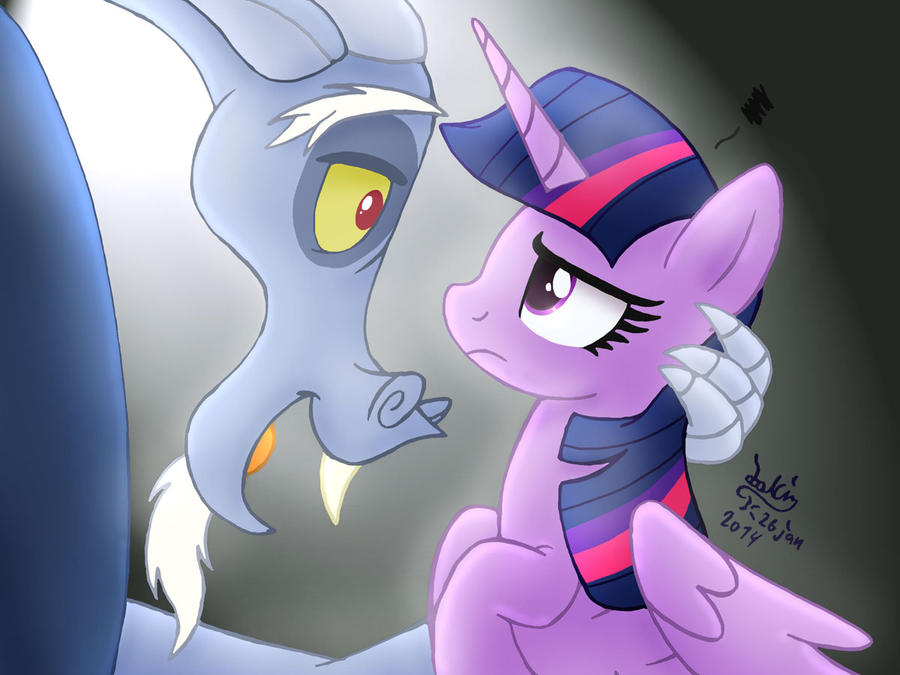 MLP FIM - Discord And Twilight Dance by Joakaha on DeviantArt