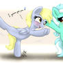 MLP FIM - Filly Derpy And Lyra Have Fun Livestream